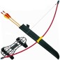 Preview: Haller Recurve Jugendbogen Set, Fiberglas, 130 cm, 15 lbs, mit 2 Pfeilen und Zubehör